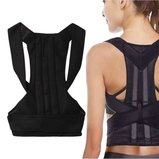 Posture Corrector for Men & Women – Adjustable Back Brace to Straighten Hunchback & Improve Alignment